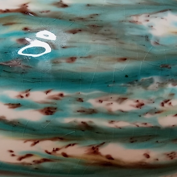 Vintage Glazed Ceramic Fun Shaped Vase - Picture 3 of 16